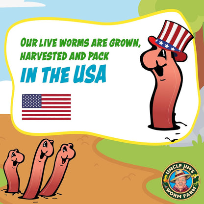 250 Count Red Wiggler Composting Worms Mix for Garden Soil or Fishing | Starter Pack of Compost Worms Improves Soil Structure and Quality for Healthier Gardens