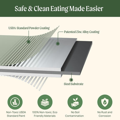 Raised Garden Bed Kits, 17" Tall 9 in 1 8ft X 2ft Metal Raised Planter Bed for Vegetables Flowers Ground Planter Box-British Green