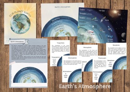 DIGITAL **NEW** Our Planet Earth, Homeschool resources