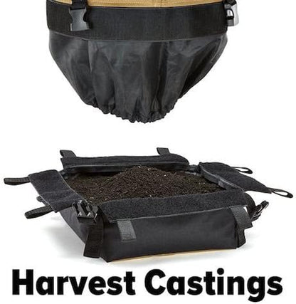 Bag Worm Composting Bin Version 2 - Easy Harvest with Fully Removable Zipper-Free Bottom