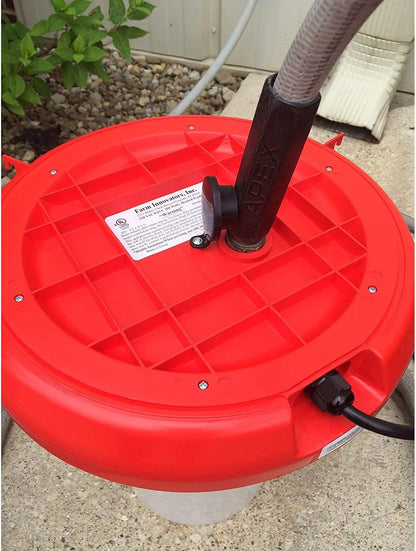 Heated Chicken Waterer, Hanging Poultry Water Fountain, 3 Gallon, Red - Plastic Water Dispenser with Heater for Chicks, Chickens, and Livestock