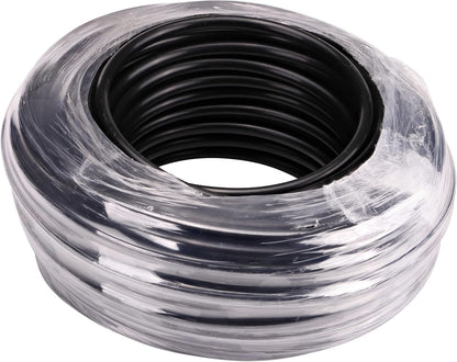 016010T 1/4 in. Drip Irrigation Supply Tubing, 100 ft., 1/4 in x 100 ft, for Drip Irrigation Parts, and Drip Systems, Black Polyethylene