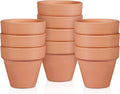 Clay Pot - 10 Pack Large Terra Cotta Plant Pot with Drainage Hole, Clay Planters Pot, Terracotta Pot for Indoor Outdoor Plant (5.5 inch)