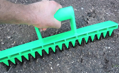 Seed-In Soil Digger and Soil Spacer for Planting Seeds