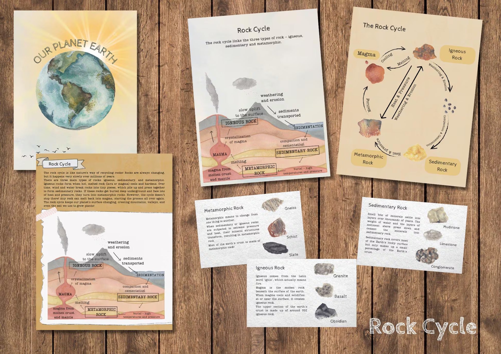 DIGITAL **NEW** Our Planet Earth, Homeschool resources