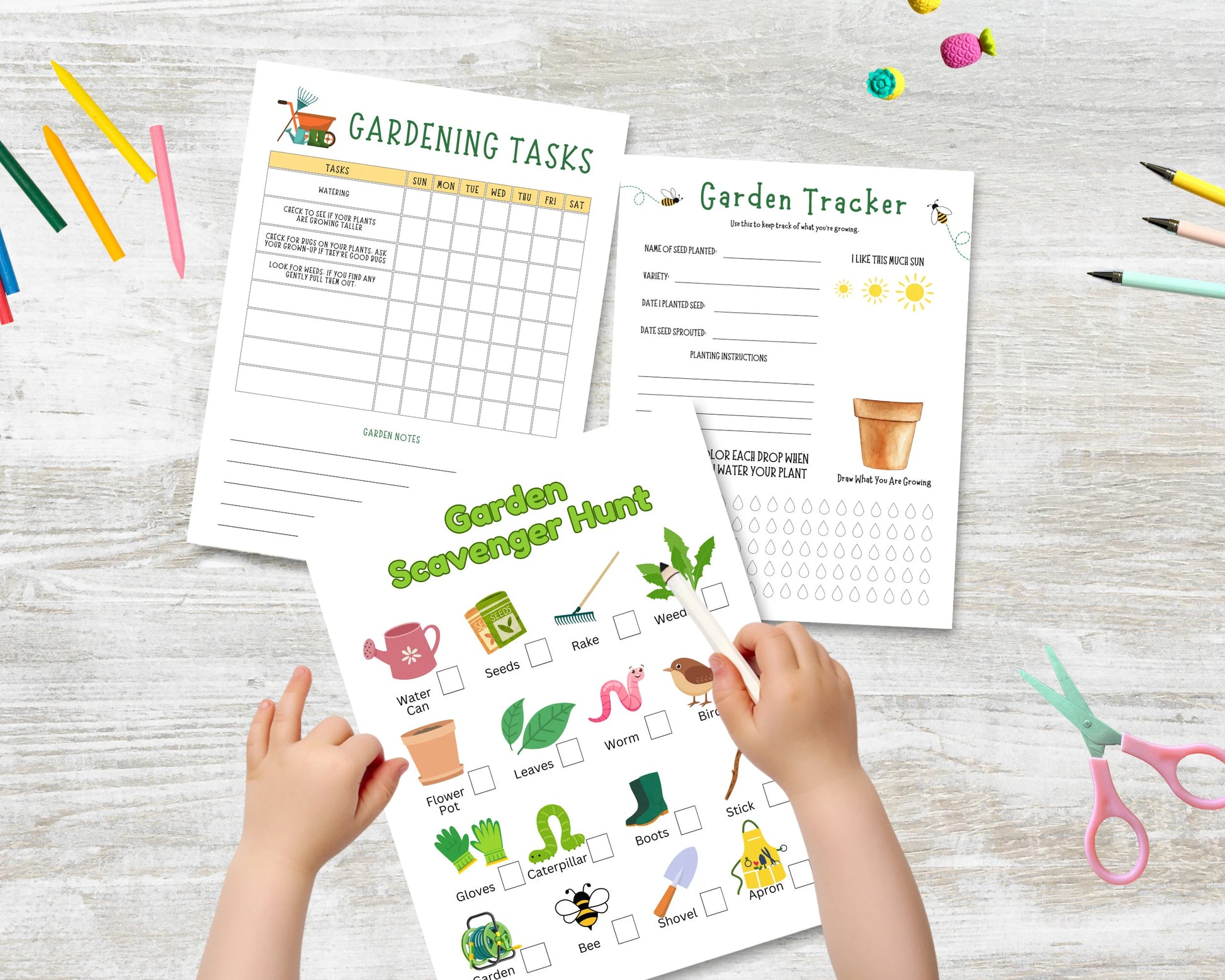 Garden Planner for Kids, Homeschool Gardening Curriculum, Garden Unit Study Plant Unit Study, Garden Worksheet, Garden Journal Printable PDF