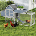 2-Tier Wood Chicken Coop, 80