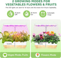 Hydroponics Growing System 12Pods, Indoor Herb Garden with LED Grow Light