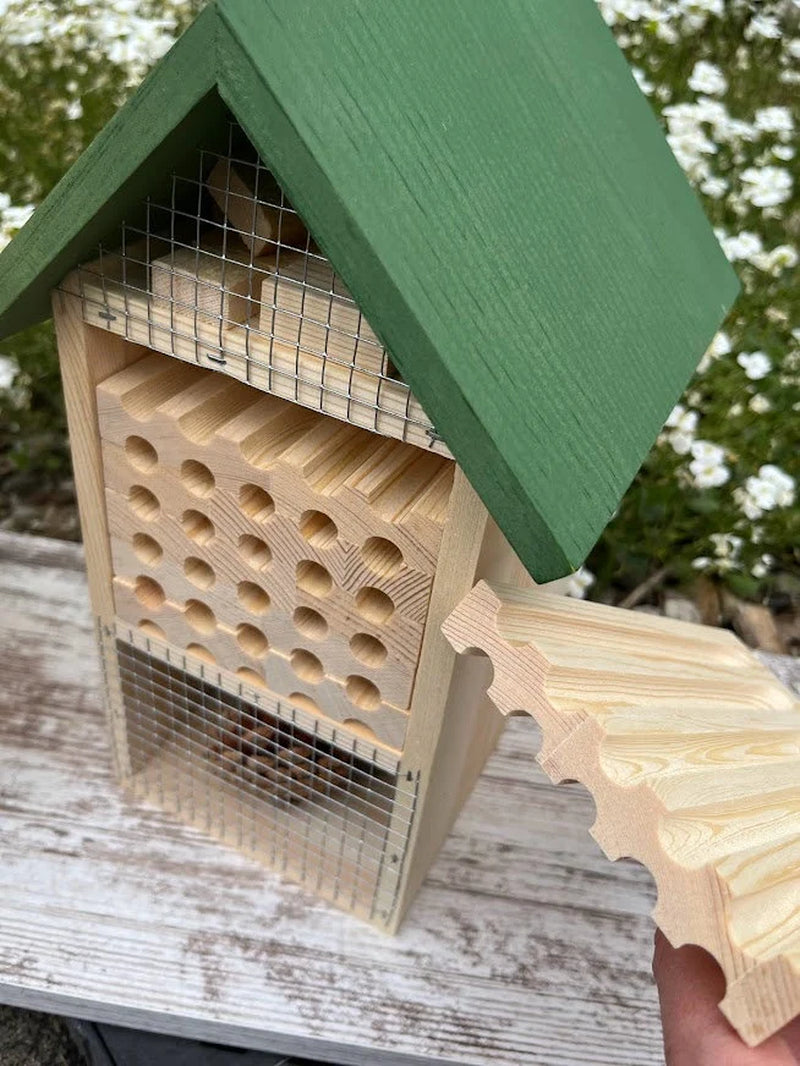 Grand Pollinator Hotel: Multi-Room Insect Habitat for Mason Bees