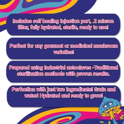 The Magical 5lb All-In-One Mushroom Grow Bag | FREE SHIPPING