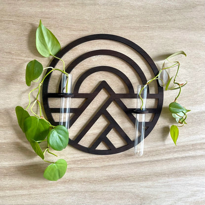 Wood Wall decor / Propagation station Air Plant Mountain Wall planter indoor Natural PNW Hanging Gifts for her plant lovers Plant Wall