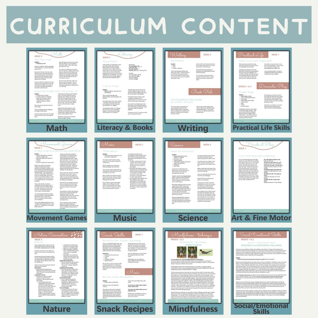 March Kindergarten Curriculum for Homeschoolers: Secular, Whole-child focus, Hands-on