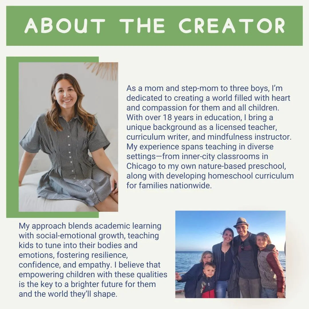 Nature-based First Grade Homeschool Curriculum: Secular, Whole-child focus, Hands-on