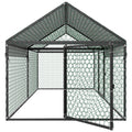 Uimoso Metal Chicken Coop with Cover for 4-6 Chickens3.3x6.
