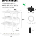 VIVOSUN Hydroponic Site Grow Kit Hydroponics System 36 54 72 90 108 Plant Sites