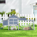2-Tier Wood Chicken Coop, 80