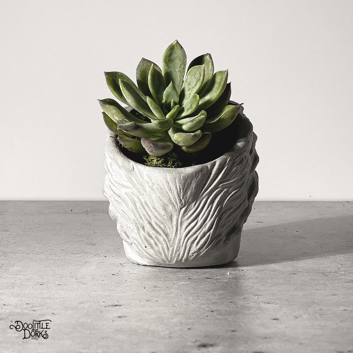 Michael Halloween Concrete Planter SMALL - Desk Planter