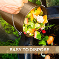 Compost Bin with Lid and 1.3 Gallon Compose Spare Charcoal Filter Utopia Kitchen