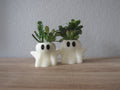 Spectral Serenity: 3D Printed Halloween Ghost Shaped Planter for Enchanting Succulents