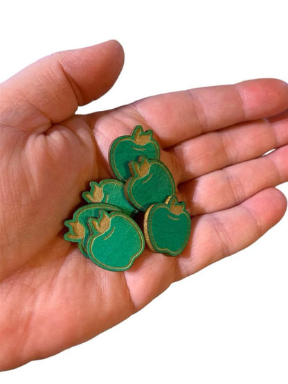 100 assorted apple counters loose parts manipulatives, 100 board counters, learn about weather, sensory play,