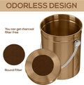 Compost Bin with Lid and 1.3 Gallon Compose Spare Charcoal Filter Utopia Kitchen