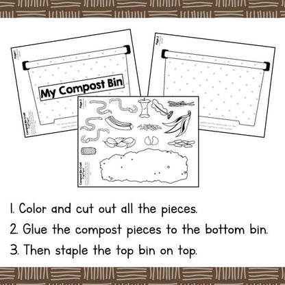 Make Your Own Compost Bin | Paper Craft | Earth Science Activity