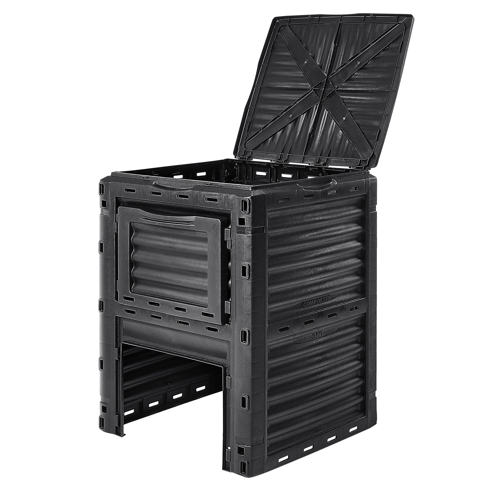 Garden Compost Bin 80 Gal/300 L Outdoor Compost Bin BPA Free Material