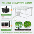 VIVOSUN Hydroponic Site Grow Kit Hydroponics System 36 54 72 90 108 Plant Sites