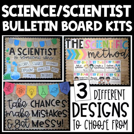 Science Bulletin Board, Science Bulletin Decorations, Science Room Decor, Scientific Method Posters, Science Classroom Decor, Door Sign