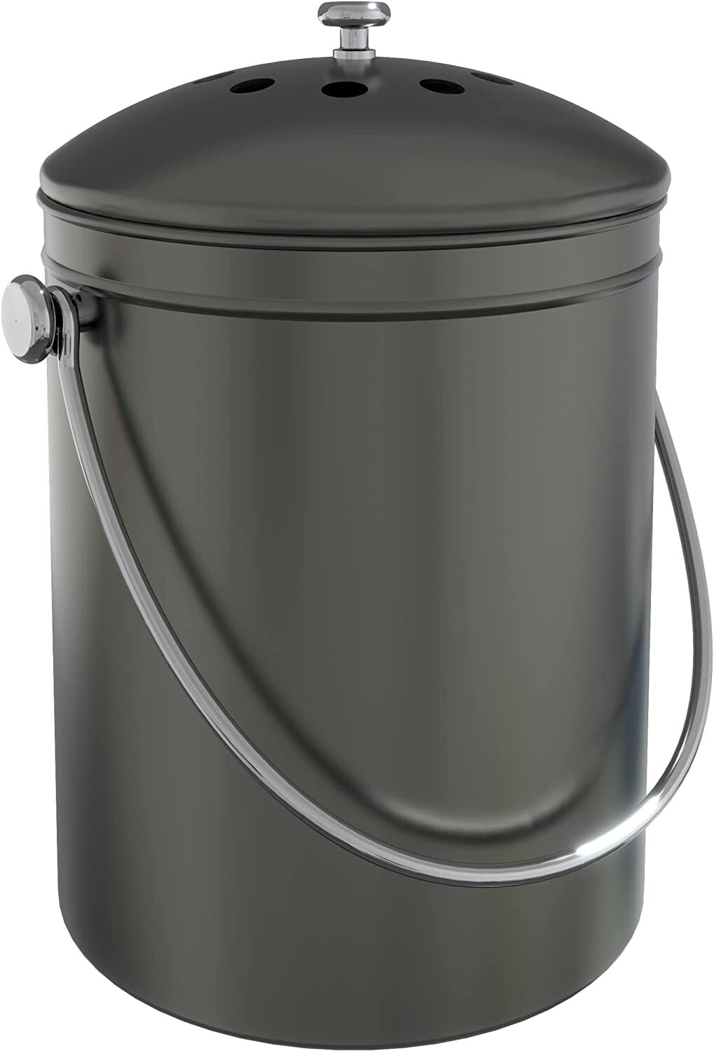 Compost Bin with Lid and 1.3 Gallon Compose Spare Charcoal Filter Utopia Kitchen