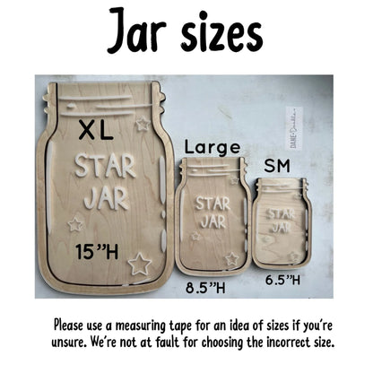 Star Jar , 30-100 Gold Stars, Reward Jar
