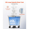 Hydroponic Growing System 30 Pods Indoor Smart Hydroponic Tower Garden with Pump