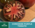 Cherokee Purple Tomato Seeds – Heirloom Vegetable, Best Tasting Beefsteak, Indeterminate, Non-GMO, Garden Gift | 50 Seeds