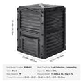 Garden Compost Bin 80 Gal/300 L Outdoor Compost Bin BPA Free Material