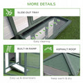 Chicken Coop Hen House /w Cottage Style, Green