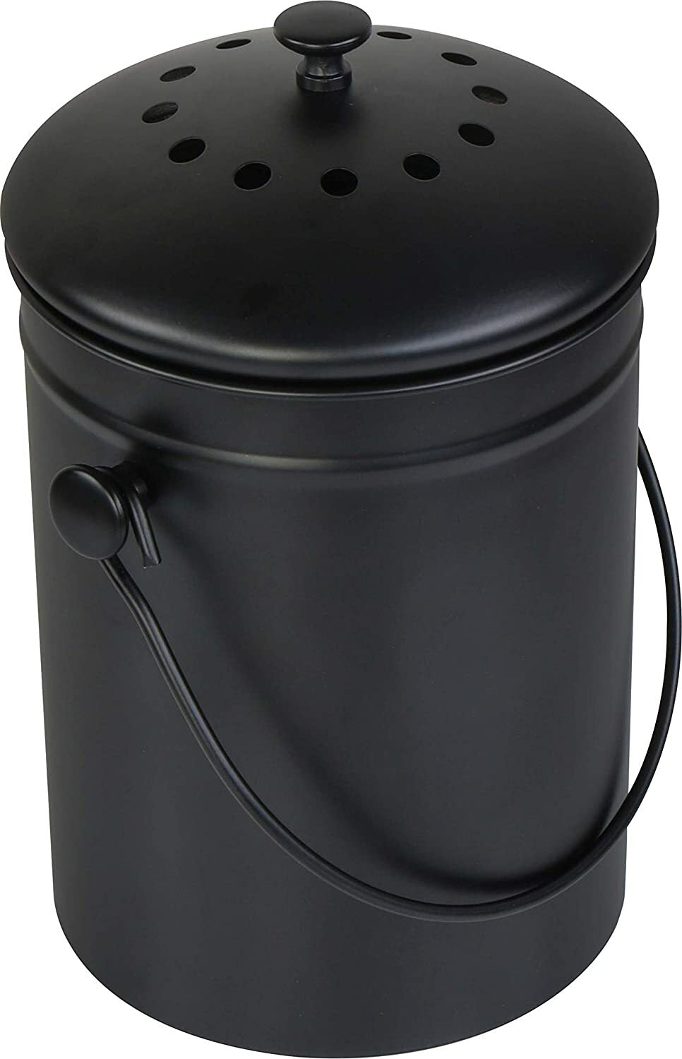 Compost Bin with Lid and 1.3 Gallon Compose Spare Charcoal Filter Utopia Kitchen