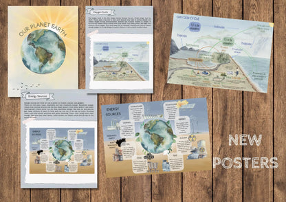 DIGITAL **NEW** Our Planet Earth, Homeschool resources