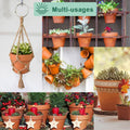 4 Inch Terracotta Plant Pots with Saucer - 6 Pack Clay Flower Pots with Drainage, Great for Plants, Crafts, Wedding Favor