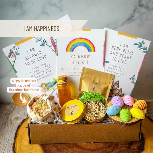 Rainbow Joy Potion Kit for Kids with Affirmations | STEM for Kids | Biodegradable Non Toxic | Gift for Kids | Holidays Gift | Unique Gift