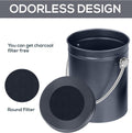 Compost Bin with Lid and 1.3 Gallon Compose Spare Charcoal Filter Utopia Kitchen