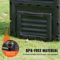 Garden Compost Bin 80 Gal/300 L Outdoor Compost Bin BPA Free Material