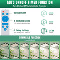 Grow Lights for Indoor Plants Full Spectrum with Stand LED Standing Plant Lights