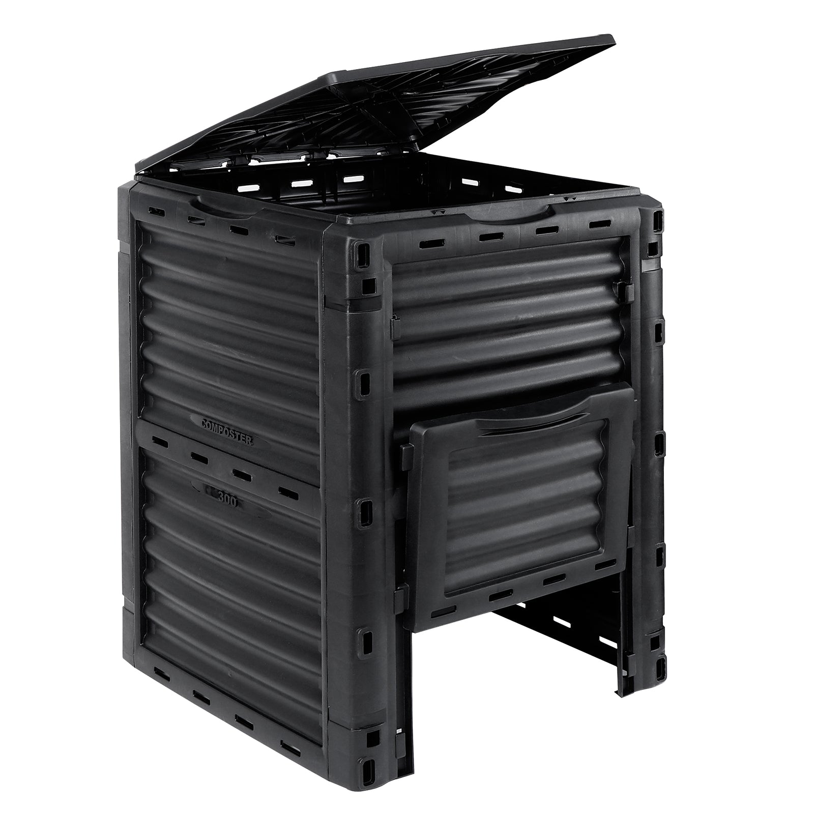 Large Garden Compost Bin 80 Gallon Outdoor Composter Bin from BPA Free Material