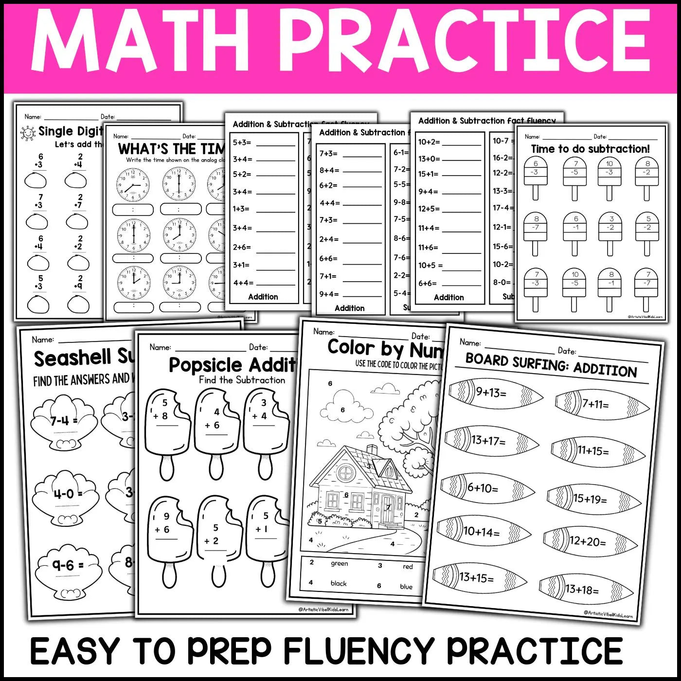 140 Kindergarten Summer Worksheet Packet Activity Bundle End of the Year Math Reading Activities Worksheets First Grade Summer Packet Fun
