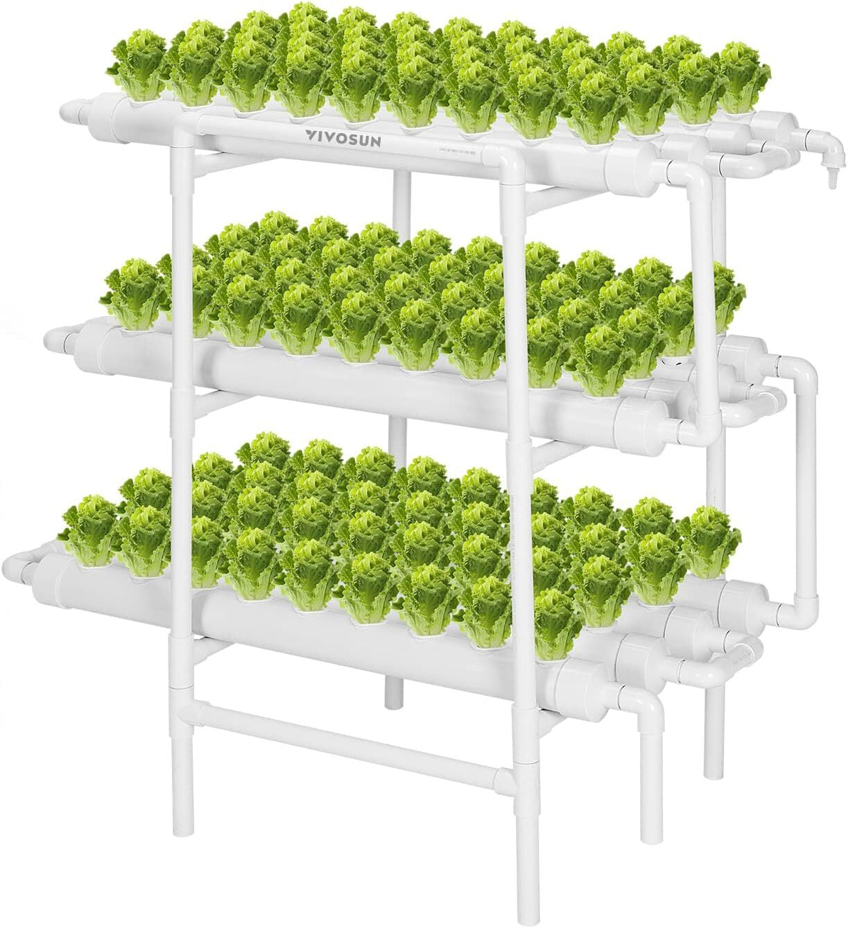 VIVOSUN Hydroponic Site Grow Kit Hydroponics System 36 54 72 90 108 Plant Sites