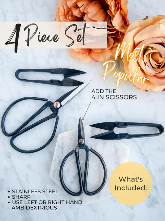 Scissors & Pruners Set | Houseplants and Gardening | A must-have plant tool and accessory for plant lovers | A perfect plant gift | 3 tools