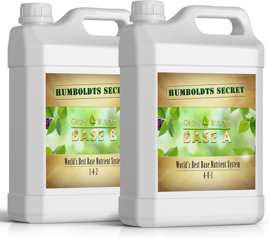 Set of A & B Liquid Hydroponics Fertilizer - World's Best Nutrient System – Hydroponic Nutrients for Outdoor, Indoor Plants – Supports Vegetative and Flowering Stages of Plants