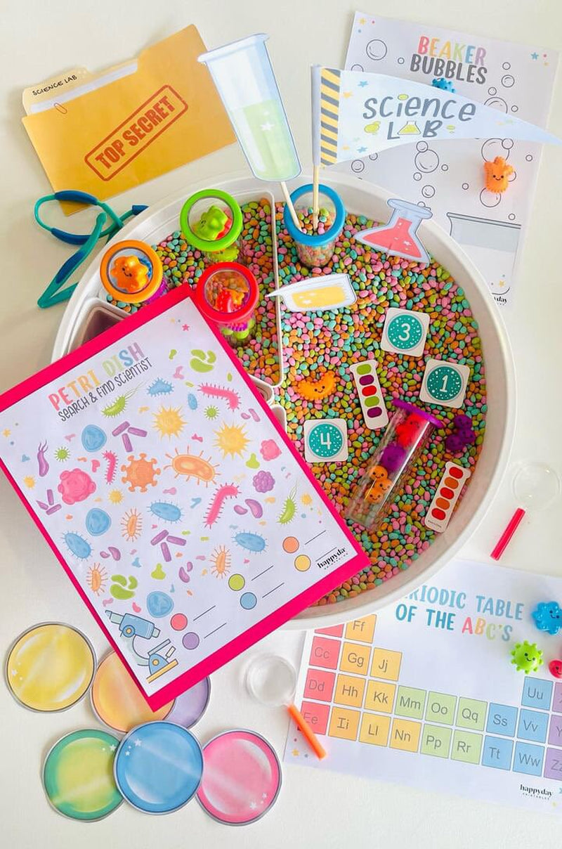 Science Lab Printable Pack • Mad Scientist Party • Science Activities for Kids • Printable Science Activity Pack • STEM learning pack