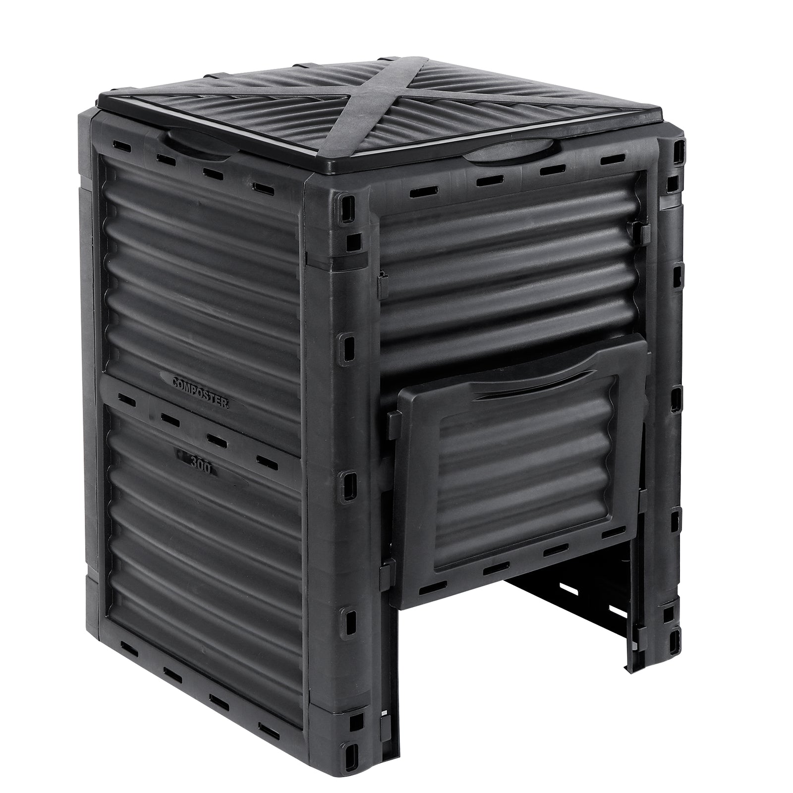Large Garden Compost Bin 80 Gallon Outdoor Composter Bin from BPA Free Material