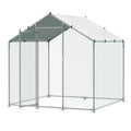 Metal Chicken Coop 6.56x6.56x6.56